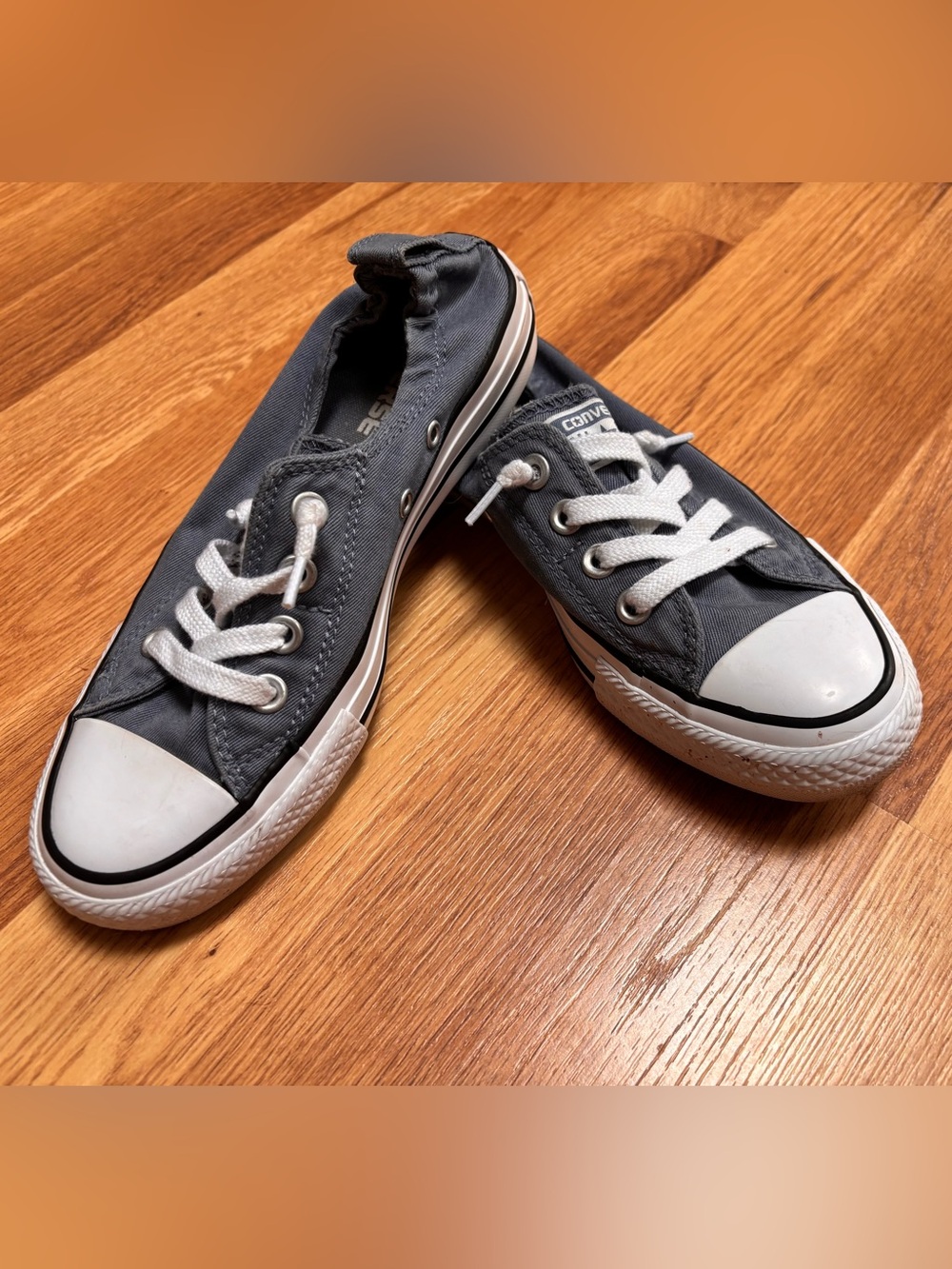 Converse All Star Shoreline Sneakers Shoes Gray Slip On Women’s 6